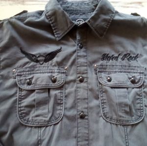 Hard Rock button up